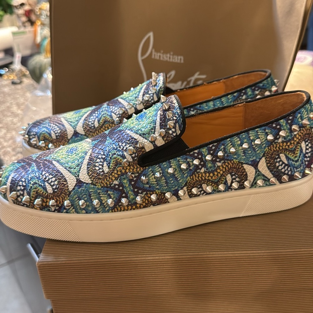 Christian Louboutin python flat - Picture 4 of 7
